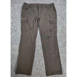 Duluth Trading Flex Womens‎ Dark Gray 14X31 Cargo Performance